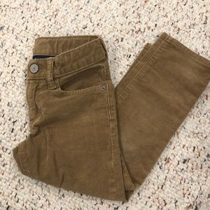 GAP DENIM BROWN CORDUROY PANTS SLIM 4